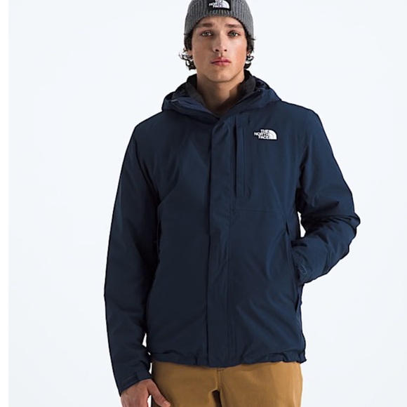 North Face Jacket XXL Carto Triclimate Dryvent Coat Jacket Outer SHELL ONLY Blue - Picture 1 of 13